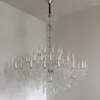 Люстры дуплекс здание Crystal Villa Laving Lamp