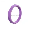 Pierścienie zespołowe kształt diamentowy m sile 10 colors/Lot Kobiety na świeżym powietrzu palcem sportowy dla kobiecych biżuterii prezent upuszcza dostawa otcvd