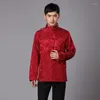 Vêtements ethniques 8 couleurs chinois traditionnel broderie Tang costume Jiu Jitsu Wing Chun Arts martiaux chemise décontracté à manches longues