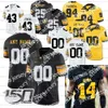 Voetbalshirts aangepaste mannen vrouwen jeugd Iowa Hawkeyes voetbaljersey Brandon Smith Josey Jewell George Kittle Josh Jackson Desmond King