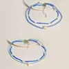 CHOKER 2PCS Окрашенные в бисера.