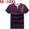 Heren t shirts plus maat 10xl 8xl 6xl 5xl 4xl shirt heren zomers katoenen print letter krul zoom los fit mode tops merk kleding