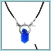 Pendant Necklaces Crystal Necklace Game Jewelry Dmc Devil May Cry 5 Dante Nanashop Drop Delivery Pendants Dhyro
