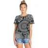 Heren t shirts mandala bloei shirt harajuku streetwear 2023 zomer heren t-shirt mannelijk cool t-shirt hoog kwaliteit merk ademende casual