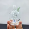 Narghilè Pipa in metallo colorato Classica bottiglia d'acqua in vetro stile drago con pancia da giardino