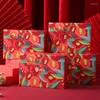 Present Wrap Chinese Wedding Candy Box Personlig blommig födelsedagsfestgåvor till gäster baby duschar