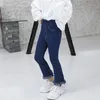 Jeans Girl Ripped Kids Girls Casual Style Trousers For Children Spring Autumn Clothes 6 8 10 12 14