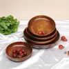 Bowls Acacia Lacquered Bowl El Household Restaurant Noodle Rice Hand Polished Wooden Tableware Pasta Salad