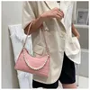 Sac à aisselles femmes sac à main rétro Pu en cuir sous les bras d'épaule des armoirs Fashion Perle Top Handle Feme Small Subaxillary Sac Embrayage C09