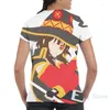 Magliette da uomo Megumin Konosuba T-shirt da uomo Donna Stampa all over Fashion Girl Shirt Boy Tops Tees Magliette a maniche corte