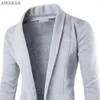 Costumes pour hommes Blazers Veste formelle pour hommes Casual Business Cardigan 2023 Streetwear Slim Revers à manches longues Robe chaude Manteau Bureau