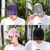 Casquettes de balle Été Femmes Baseball Diamant Mesh Respirant Crème Solaire Pare-Soleil Peaked Voyage Loisirs Hiphop 230203