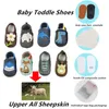 First Walkers Toddle Baby Shoes born Infant Shoe Boys Girls Soft Genuine First Walkers Baby Moccasins 0-24Months Fond en cuir de vachette Antidérapant 230203