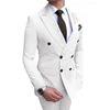 Garnitury męskie ciemnozielone męskie garnitur Formalny biznes ślub Man Blazer Groom Tuxedos Slim Fit and Spods Costume Homme