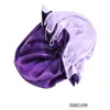 Bonnet de nuit en soie pour femme Bonnet double face Couvre-chef Bonnet de sommeil Bonnet en satin pour de beaux cheveux - Réveil parfait Vente d'usine quotidienne tt0204