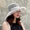 Wide Brim Hats Sun Hat UV Protection Skin Friendly Women Bucket Summer Gorras Protect Travel Straw Beach Para Mujer