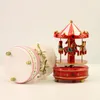 Decorative Figurines Objects & Carousel Music Box Girlfriend Birthday Gift Craft Jewelry Creative Cartoon Children's Toys Home Decoratio