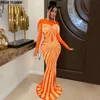 Casual Dresses African Fashion Sexy Dress Evening Maxi Women Party Club Mesh Perspective Bodycon Peach Hip Elegant For Woman