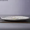 Plates White Ceramic Tableware Round Dinner Plate Western Steak Fruit Tray Salad Bowl Sushi Dessert Snack Dish