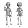 Dekorative Objekte Figuren im Weltraum Alien Statue Marsianer Garten Figur Set Gartendekoration Outdoor Jardineria Decoracion Support Drop verschifft 230204