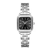 Wristwatches Simple Women's Wristwatch Fashion Quartz Women Stainless Steel Square Watch Luxury Clock Ladies