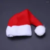 Décorations de Noël Big Deal 24 X Chapeaux pour 6cm Père Noël Manteau Poupée Chapeau Calendrier de l'Avent