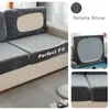 Chaves de cadeira Capace de veludo para o Sofá para a sala de estar almofada de pelúcia grossa de mobília de capa de sofá de sofá 230204