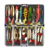 Приманки заманивают блестящие металлические джиг -ложки ловли ловли набор 10202535pcs Wobblers Kit Kit Pike Bait Sweek Pesca Isca Artificial 230204