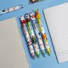 Beyaz kalem 1020pcs jel kalemler karikatür Noel Baba 6-Colors Press Yaratıcı El Kalemi Kawaii Beyaz Kalem Hediyeleri Okul Ofis Kurtarıcı 230203