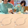 Pendant Necklaces Fashion Jewelry Vintage Hippop Faux Pearl Letter Lover Heart Necklace Women Choker Drop Delivery Pendants Dhsqc