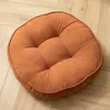 Подушка-футон для медитации, вельветовая нескользящая мягкая однотонная круглая толстая подушка для стула для офиса/кухни/столовой/патио, стулья