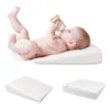 Kuddar Baby Antispit Milk Born Wedge Prevent Head Protector Sleeping Side Leklining Nursing Cushion Pad 230204