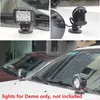 Lighting System 2Pcs 45KG Powerful Neodymium Magnet Disc Rubber Costed D88x8Mm M8 Thread Surface Protecting LED Light Camera Car Mount Fo