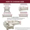 Pokrywa krzesła zagęszcza pluszowa elastyczna sofa do salonu Universal Allinclusive SECTION COAT 1234 SEART 230204