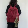 Rucksack HOCODO Einfarbig Damen Wasserdichte Nylon Einfache Schultasche Für Teenager Mädchen Schulter Reise 230204