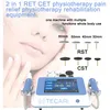 Tecar Therapy Monopolar Rf Diathermy Ret Cet Face Lift Skin Tightening Pain Relief Physiotherapy Fat Burning Machine529