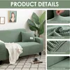 Stolskydd Tjock soffa Protector Jacquard Solid Printed Covers For Living Room Couch Cover Corner Slipcover L Form 230204