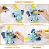 ألعاب Bath Baby Bath Toys Electric Elephant With Sucker Shower Head with Sprinkler Baby Bathontub Spray Toy to Toddler Gift 230203