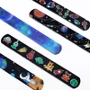 Spazio esterno Slap Bracciali Space Party Bomboniere Decompression Toy Goodie Bag Regali Notte stellata Bracciale a scatto Decor per bambini Premi di classe