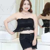 Camisoles & Tanks Fashion Lace Large Size Wrapped Chest No Steel Ring Anti-light Strapless Band Pad Bra Tops Women