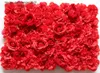 Fleurs décoratives 10 pcs/lot fleur artificielle mur soie pivoine et Rose fond de mariage décoration coureur rouge TONGFENG