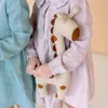Bambole peluche in stile nordico adorabile peluche giocattolo da animale kawaii bambine bambini nati che dormono accompagnano decorazioni per camera 230203
