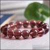 Bedelarmbanden kralen stretch 8m mm natuursteen kralen Carneliaanse amethist ronde armband paarse genezing kristal vipjewel druppel delive dhtyd