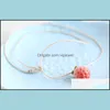 Pendant Necklaces Ceramic Stberry Necklace Trumpet Simple Personality Ethnic Style Jewelry Student Gift Vipjewel Drop Delivery Pendan Dhrgv