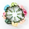 Decorative Flowers 1 Bouquet Rose Silk Artificial Flower For Table Setting Wedding Party Home Decoration Arrangements 11"x7"