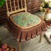 Chair Covers American Dining Cushion Light Luxury Home Decor Livingroom Pillow Diningroom Cover Pastoral Stool Retro