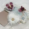 Bolsas de noche Xiuya lolita fiesta lindo bolso de hombro 2023 trendyol encaje para mujeres kawaii corazón jk elegante pequeña dama monedero