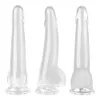 Gode S m l xl xxl Ventouse Transparent Réaliste Pénis Dick Cock Produits de Sexe Féminin Jouets Sexy pour Femme Adultes 18 Sexshop 0804