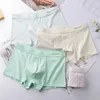 Mutande Intimo di cotone semplice ed elegante del produttore Pantaloni boxer da uomo di colore chiaro Pantaloncini sani per adolescenti