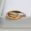 2023 Мода 3 в 1 Дизайнерское кольцо Высококачественные кольца из нержавеющей стали 316L Ювелирные изделия для мужчин и женщин